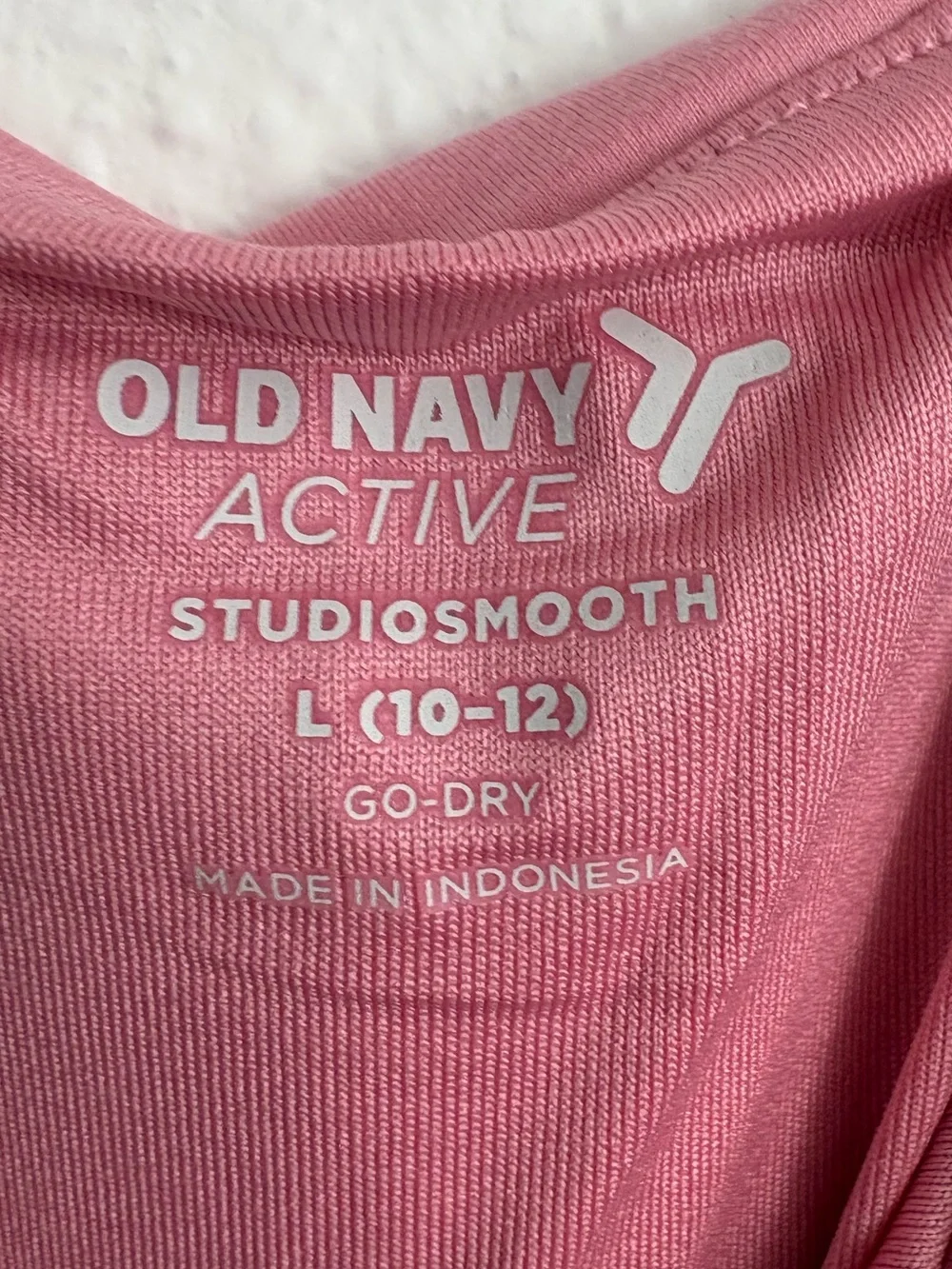 Old Navy Girls Active StudioSmooth Dress Size L 10-12 Pink Built In Shorts NWT